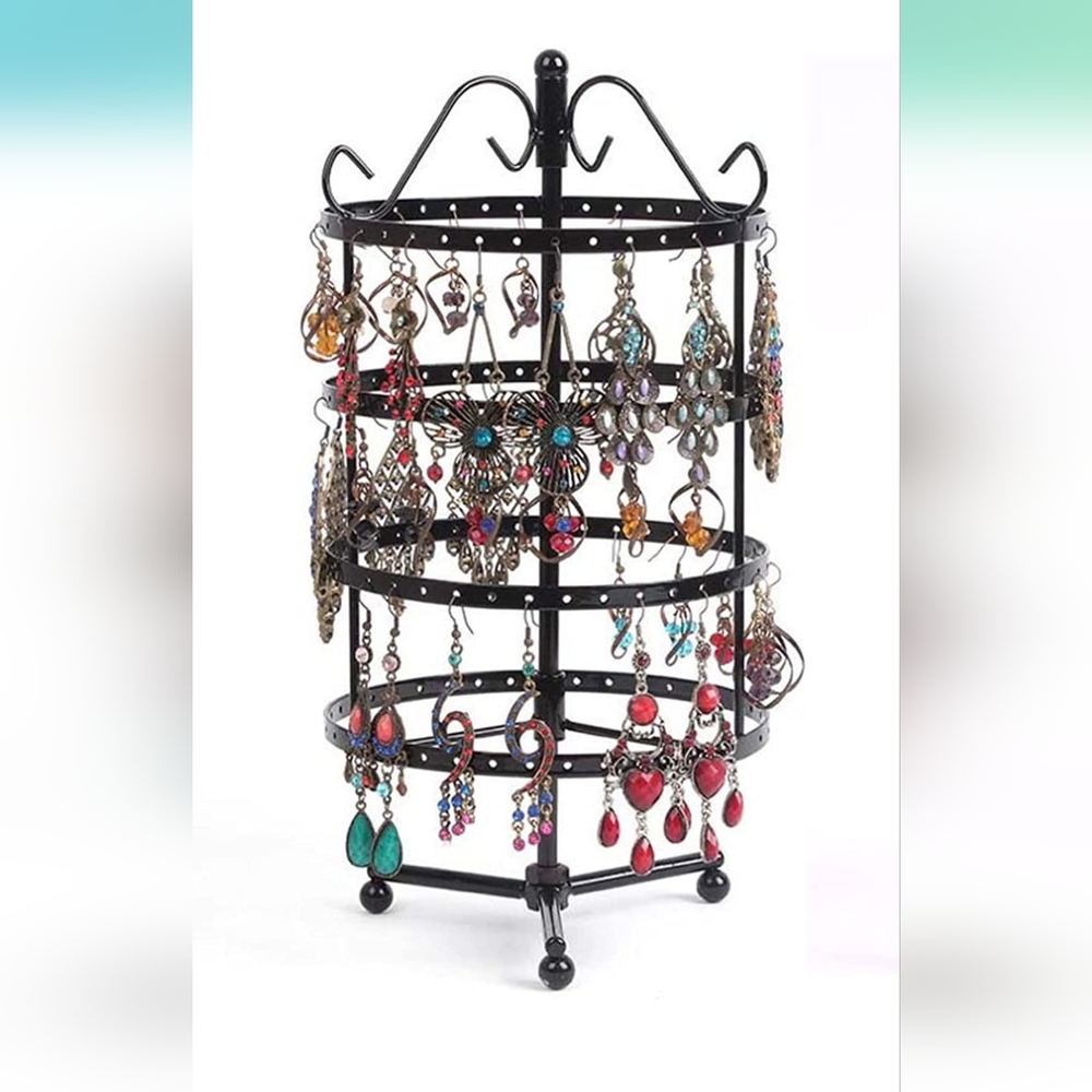 Black Earring Organizer
